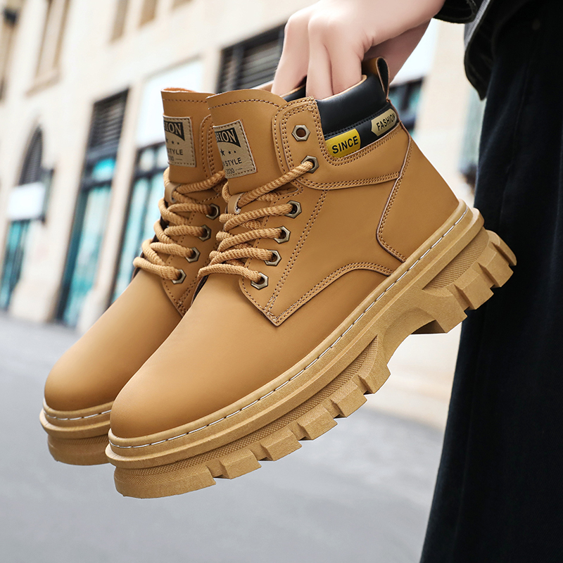 Men'S Shoes Hey Dude - Bottes en cuir pour hommes, chaussures