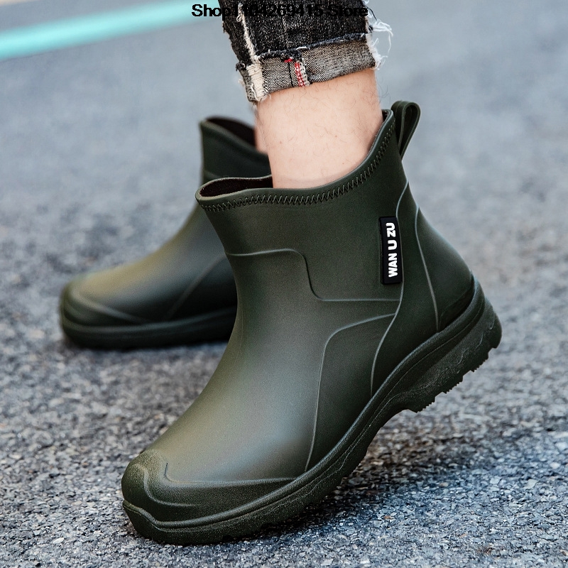 Men'S Shoes Water Resistant - Bottes de pluie imperméables et antidérapantes