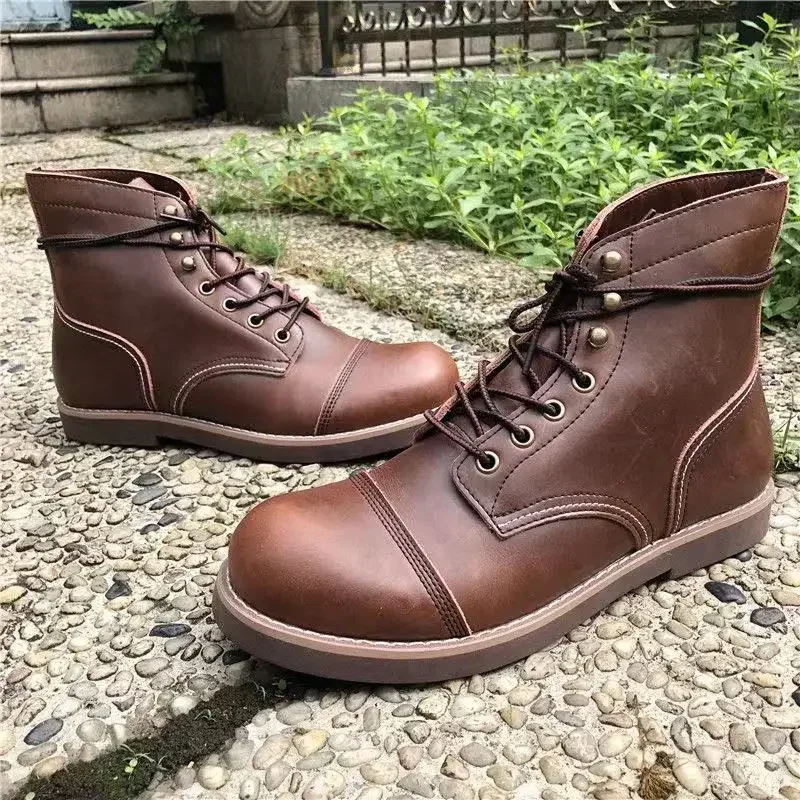Bottes de moto en cuir de vach - Men'S Shoes Hey Dude avis et prix