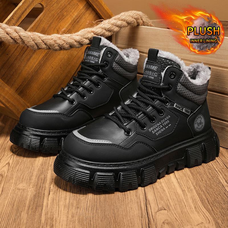 Bottes montantes en velours po - Men'S Shoes With Height Increase avis et prix