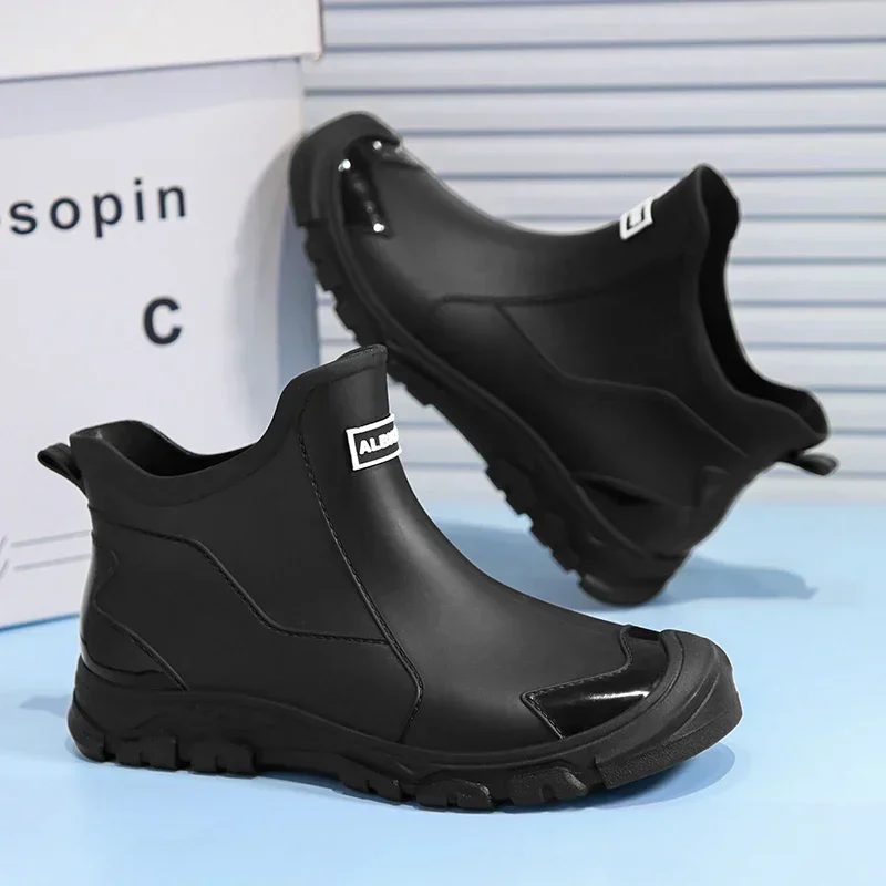Bottes de pluie courtes et ten - Men'S Shoes Water Resistant avis et prix